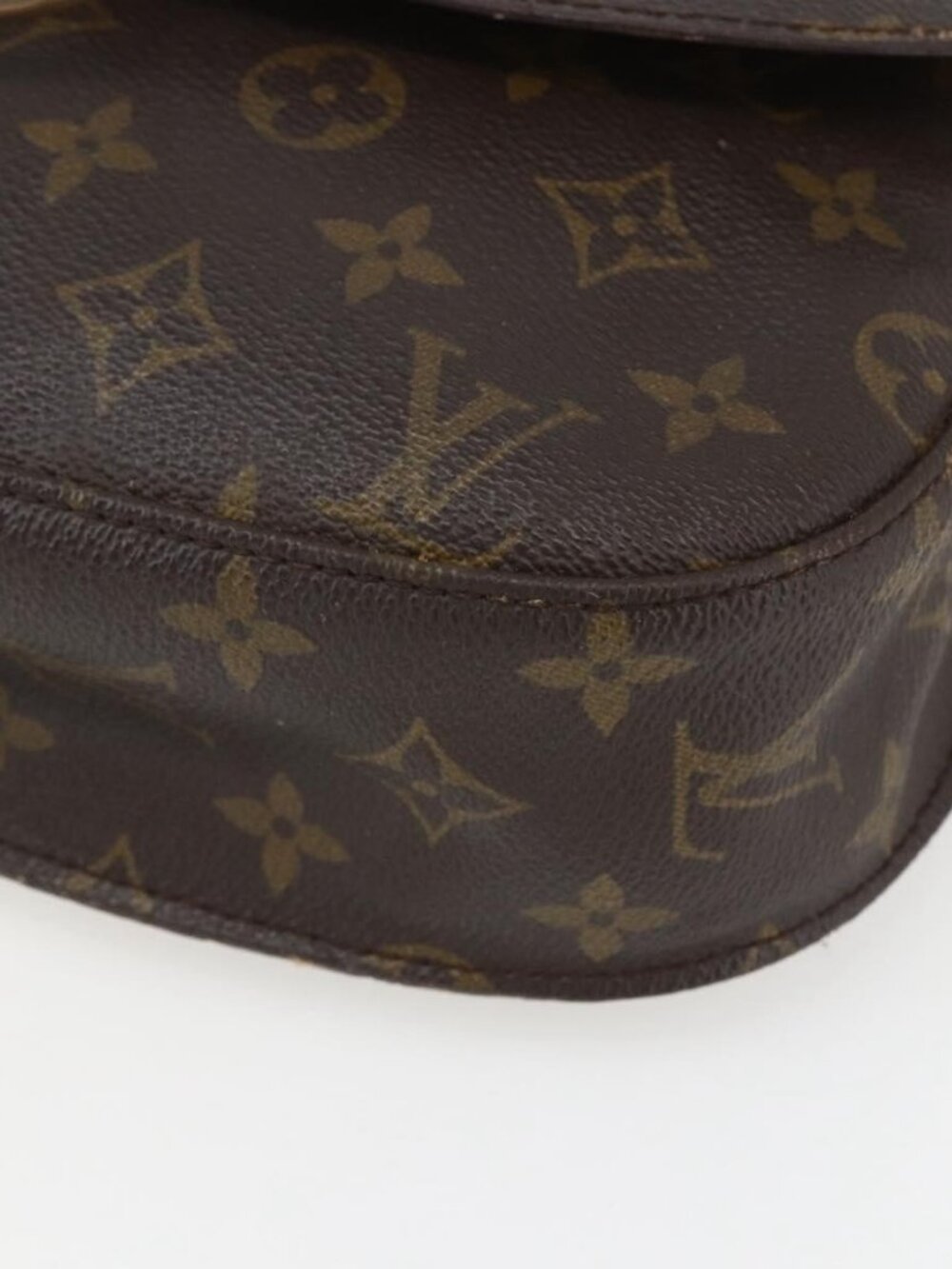 Authentic LOUIS VUITTON Monogram Saint Cloud GM Shoulder Bag M51242 LV - Picture 7 of 16